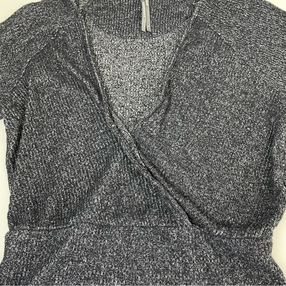 Anthropologie Brushed Ribbed Surplice Wrap Sweater - Picture 13 of 14